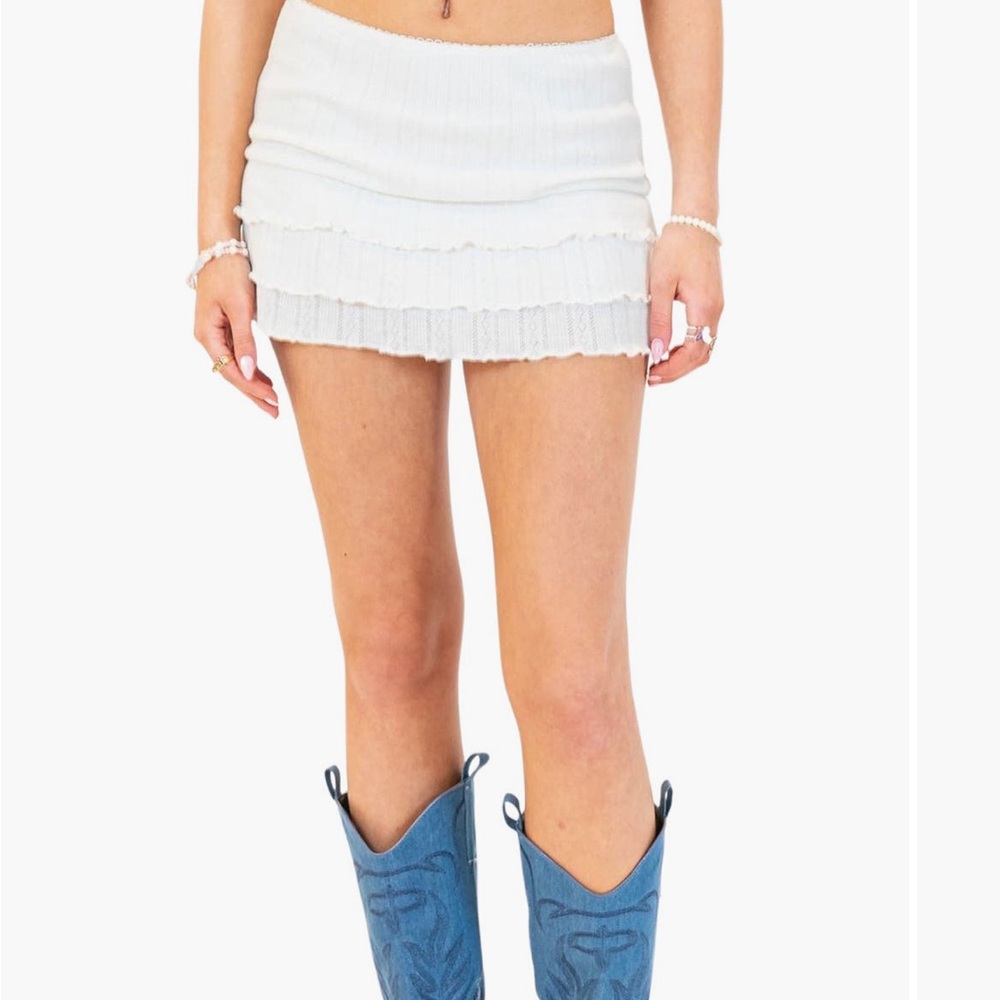 Edikted Tommy Frill Mini Skirt never worn
